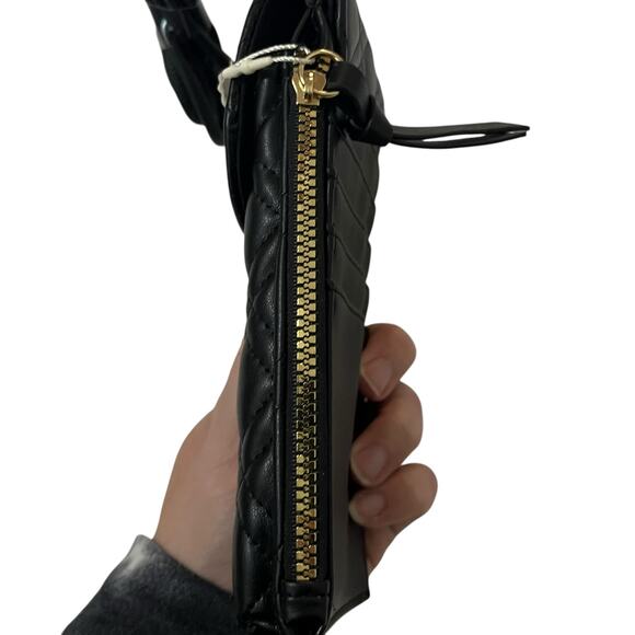 Primark Crossbody Wallet Phone Holder Purse Black Work Travel Chic Classic NWT - Picture 3 of 6